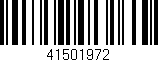 Código de barras (EAN, GTIN, SKU, ISBN): '41501972'