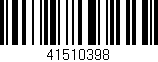 Código de barras (EAN, GTIN, SKU, ISBN): '41510398'
