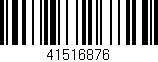 Código de barras (EAN, GTIN, SKU, ISBN): '41516876'