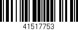Código de barras (EAN, GTIN, SKU, ISBN): '41517753'
