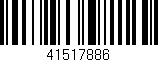 Código de barras (EAN, GTIN, SKU, ISBN): '41517886'