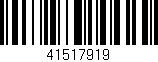 Código de barras (EAN, GTIN, SKU, ISBN): '41517919'