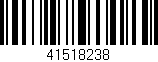 Código de barras (EAN, GTIN, SKU, ISBN): '41518238'