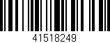 Código de barras (EAN, GTIN, SKU, ISBN): '41518249'