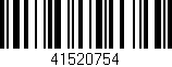 Código de barras (EAN, GTIN, SKU, ISBN): '41520754'