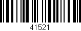 Código de barras (EAN, GTIN, SKU, ISBN): '41521'