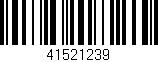 Código de barras (EAN, GTIN, SKU, ISBN): '41521239'