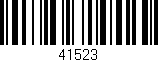 Código de barras (EAN, GTIN, SKU, ISBN): '41523'