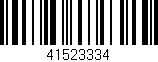 Código de barras (EAN, GTIN, SKU, ISBN): '41523334'