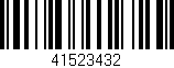 Código de barras (EAN, GTIN, SKU, ISBN): '41523432'