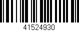 Código de barras (EAN, GTIN, SKU, ISBN): '41524930'