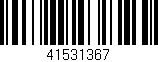 Código de barras (EAN, GTIN, SKU, ISBN): '41531367'