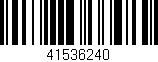 Código de barras (EAN, GTIN, SKU, ISBN): '41536240'