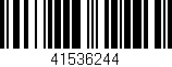 Código de barras (EAN, GTIN, SKU, ISBN): '41536244'