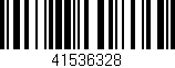 Código de barras (EAN, GTIN, SKU, ISBN): '41536328'