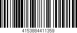 Código de barras (EAN, GTIN, SKU, ISBN): '4153884411359'