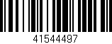 Código de barras (EAN, GTIN, SKU, ISBN): '41544497'