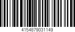 Código de barras (EAN, GTIN, SKU, ISBN): '4154879031149'