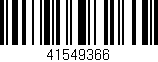 Código de barras (EAN, GTIN, SKU, ISBN): '41549366'