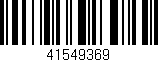 Código de barras (EAN, GTIN, SKU, ISBN): '41549369'