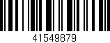 Código de barras (EAN, GTIN, SKU, ISBN): '41549879'