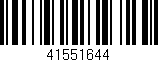 Código de barras (EAN, GTIN, SKU, ISBN): '41551644'