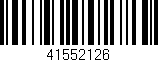 Código de barras (EAN, GTIN, SKU, ISBN): '41552126'