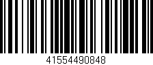 Código de barras (EAN, GTIN, SKU, ISBN): '41554490848'