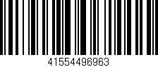 Código de barras (EAN, GTIN, SKU, ISBN): '41554496963'