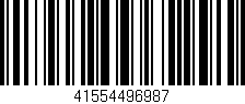 Código de barras (EAN, GTIN, SKU, ISBN): '41554496987'