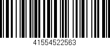 Código de barras (EAN, GTIN, SKU, ISBN): '41554522563'
