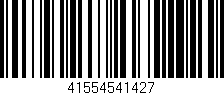 Código de barras (EAN, GTIN, SKU, ISBN): '41554541427'