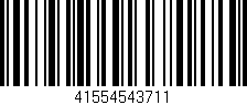 Código de barras (EAN, GTIN, SKU, ISBN): '41554543711'