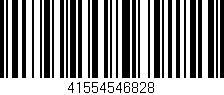 Código de barras (EAN, GTIN, SKU, ISBN): '41554546828'