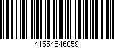 Código de barras (EAN, GTIN, SKU, ISBN): '41554546859'