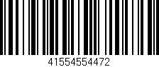 Código de barras (EAN, GTIN, SKU, ISBN): '41554554472'