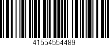 Código de barras (EAN, GTIN, SKU, ISBN): '41554554489'