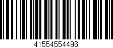 Código de barras (EAN, GTIN, SKU, ISBN): '41554554496'