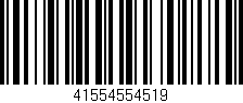 Código de barras (EAN, GTIN, SKU, ISBN): '41554554519'