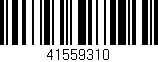 Código de barras (EAN, GTIN, SKU, ISBN): '41559310'