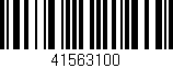 Código de barras (EAN, GTIN, SKU, ISBN): '41563100'