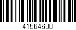 Código de barras (EAN, GTIN, SKU, ISBN): '41564600'