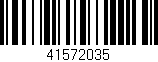 Código de barras (EAN, GTIN, SKU, ISBN): '41572035'