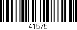 Código de barras (EAN, GTIN, SKU, ISBN): '41575'