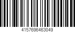 Código de barras (EAN, GTIN, SKU, ISBN): '4157696463049'