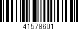 Código de barras (EAN, GTIN, SKU, ISBN): '41578601'