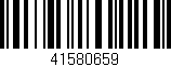 Código de barras (EAN, GTIN, SKU, ISBN): '41580659'