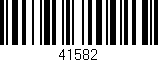 Código de barras (EAN, GTIN, SKU, ISBN): '41582'