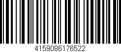 Código de barras (EAN, GTIN, SKU, ISBN): '4159086176522'