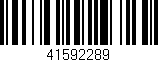 Código de barras (EAN, GTIN, SKU, ISBN): '41592289'